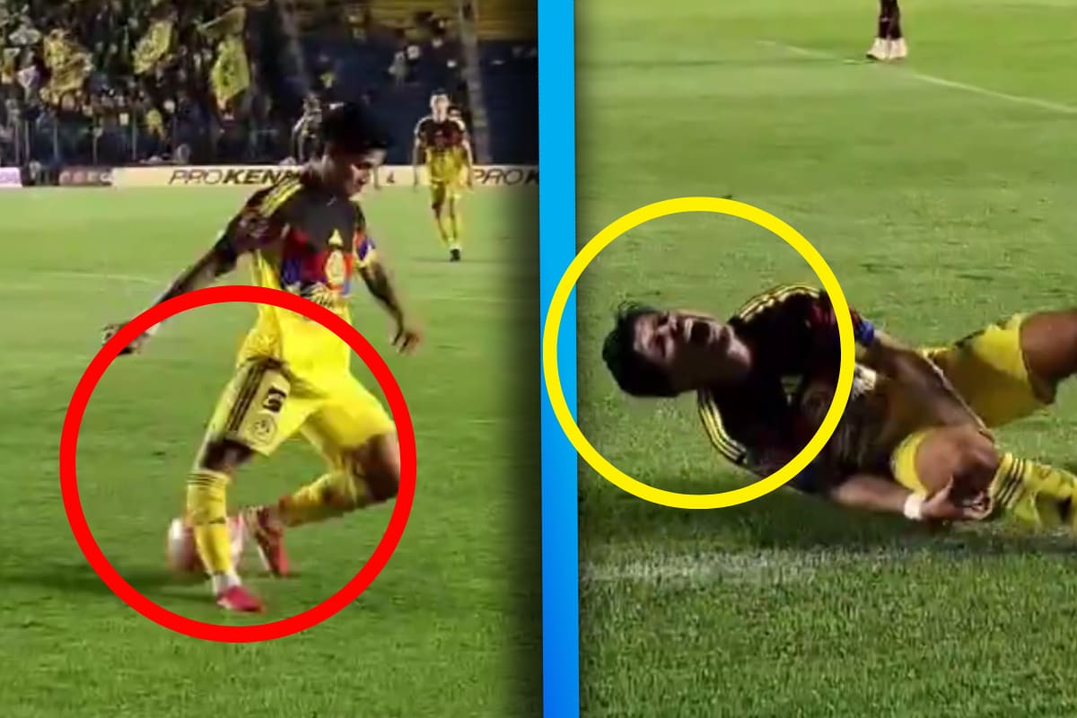 Víctor Dávila sufre aparatosa lesión de rodilla en el América vs FC Juárez y es trasladado al hospital (VIDEO)
