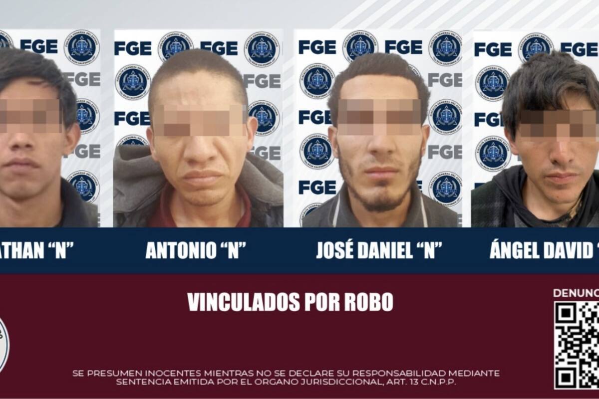 Procesan a cuatro por robos con violencia
