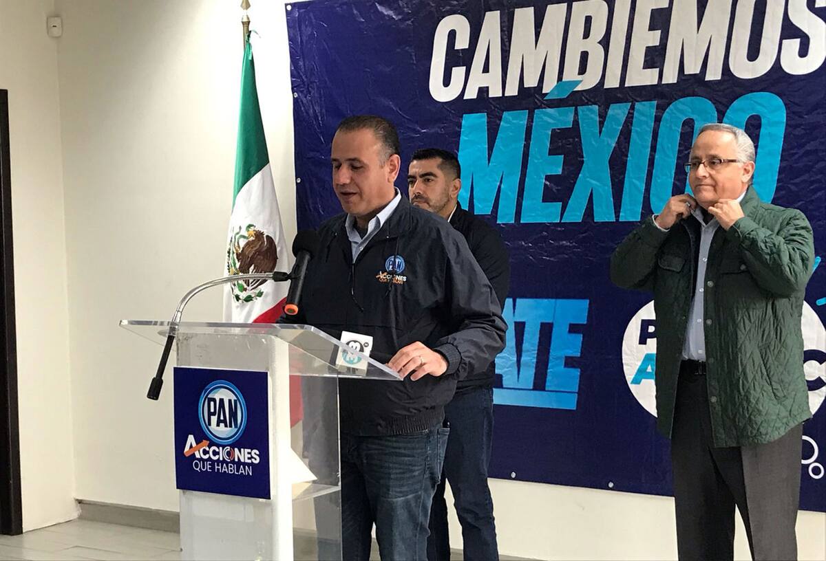 Mario Osuna Jiménez, presidente estatal del Partido Acción Nacional (PAN).