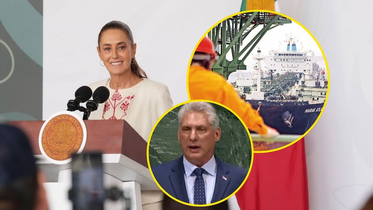 La mandataria explicó que la relación energética con Cuba no ha sido lineal y que los envíos han variado con el tiempo: “Así como durante un tiempo no se envió y después sí se envió”, señaló