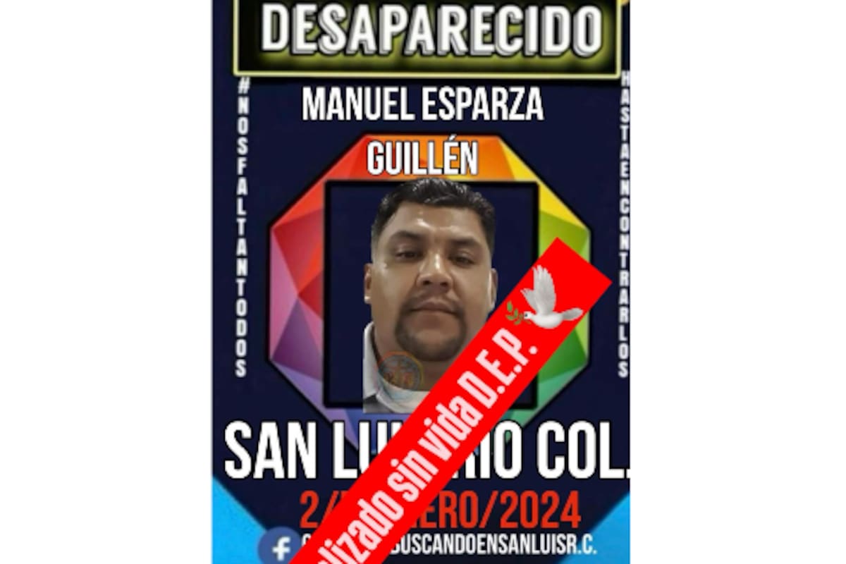 Identifican segundo cuerpo localizado en jornada de búsqueda en SLRC