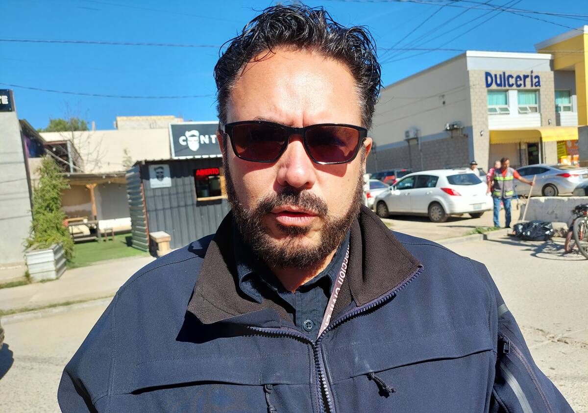 Julio Cesar Obregón Angulo, titular de la Unidad de Protección Civil en Ensenada. Foto: Cortesía