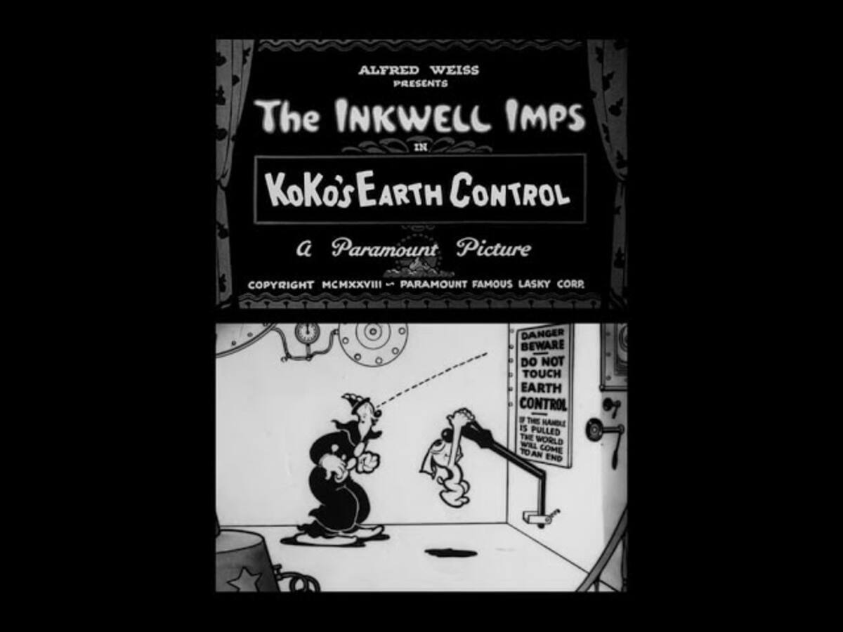 Animación surrealista donde KoKo el Payaso y Fitz manipulan las palancas que controlan el mundo, con consecuencias desastrosas.
