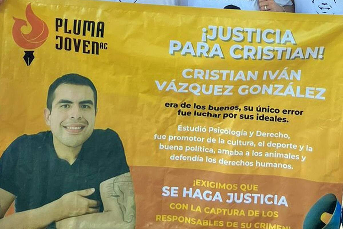 Cae presunto asesino de Cristian Vázquez