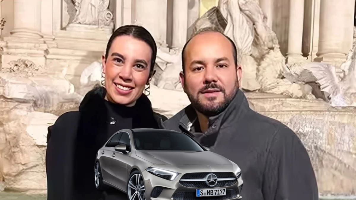 Declaró solo un Mercedes Benz, siendo novio de la Secretaria de Turismo en Tlaxcala mientras presumte relojes de marca en sus redes