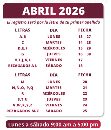 El proceso de registro será ordenado y paulatino | Captura gob.mx/bienestar