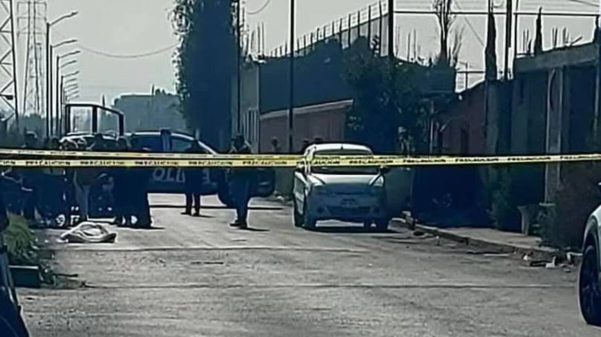 Lugar donde se encontró al joven. / Homicidios Chalco.