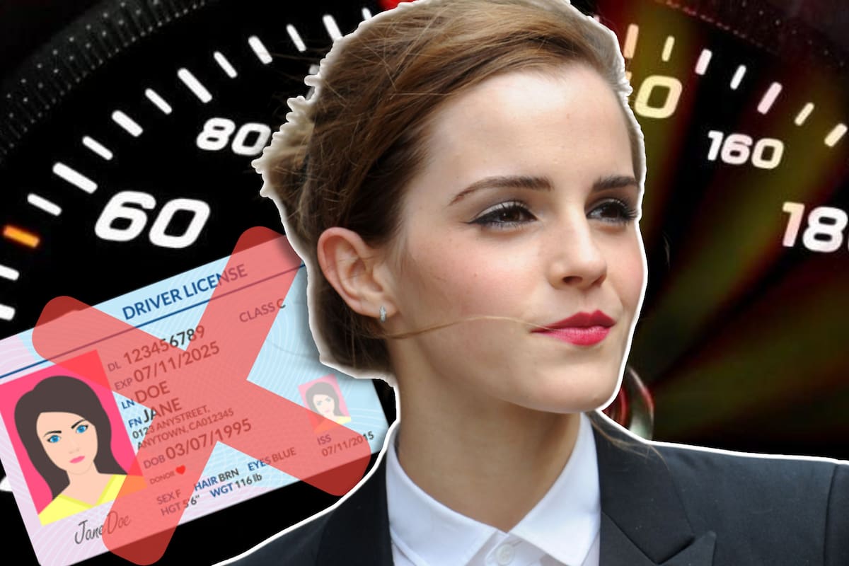 Emma Watson pierde su licencia de conducir por exceso de velocidad en Oxford