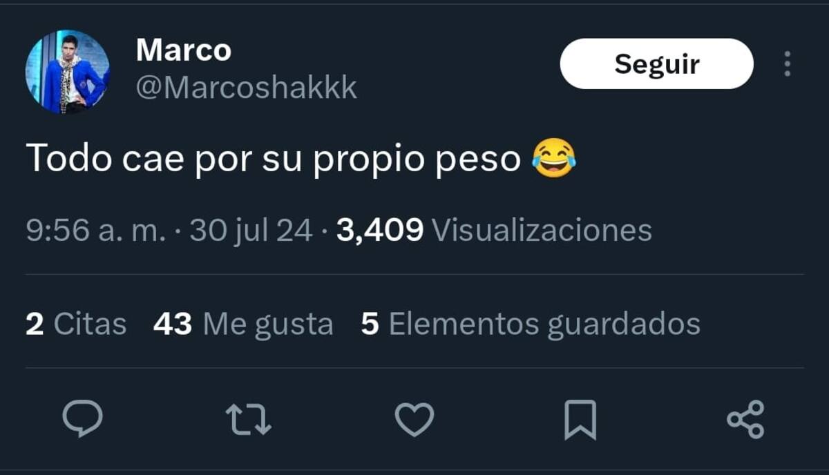 Respuesta de Marco Shakk.
