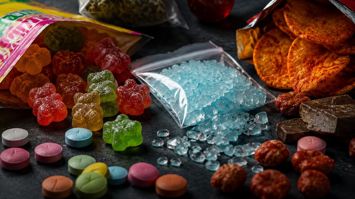 Alertan en México sobre el riesgo de drogas disfrazadas de dulces, gomitas y frituras entre menores; estos formatos aumentan consumo de sustancias entre menores de edad