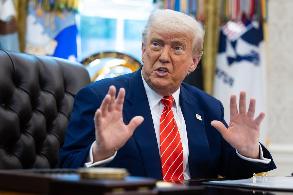 Donald Trump, presidente de Estados Unidos.