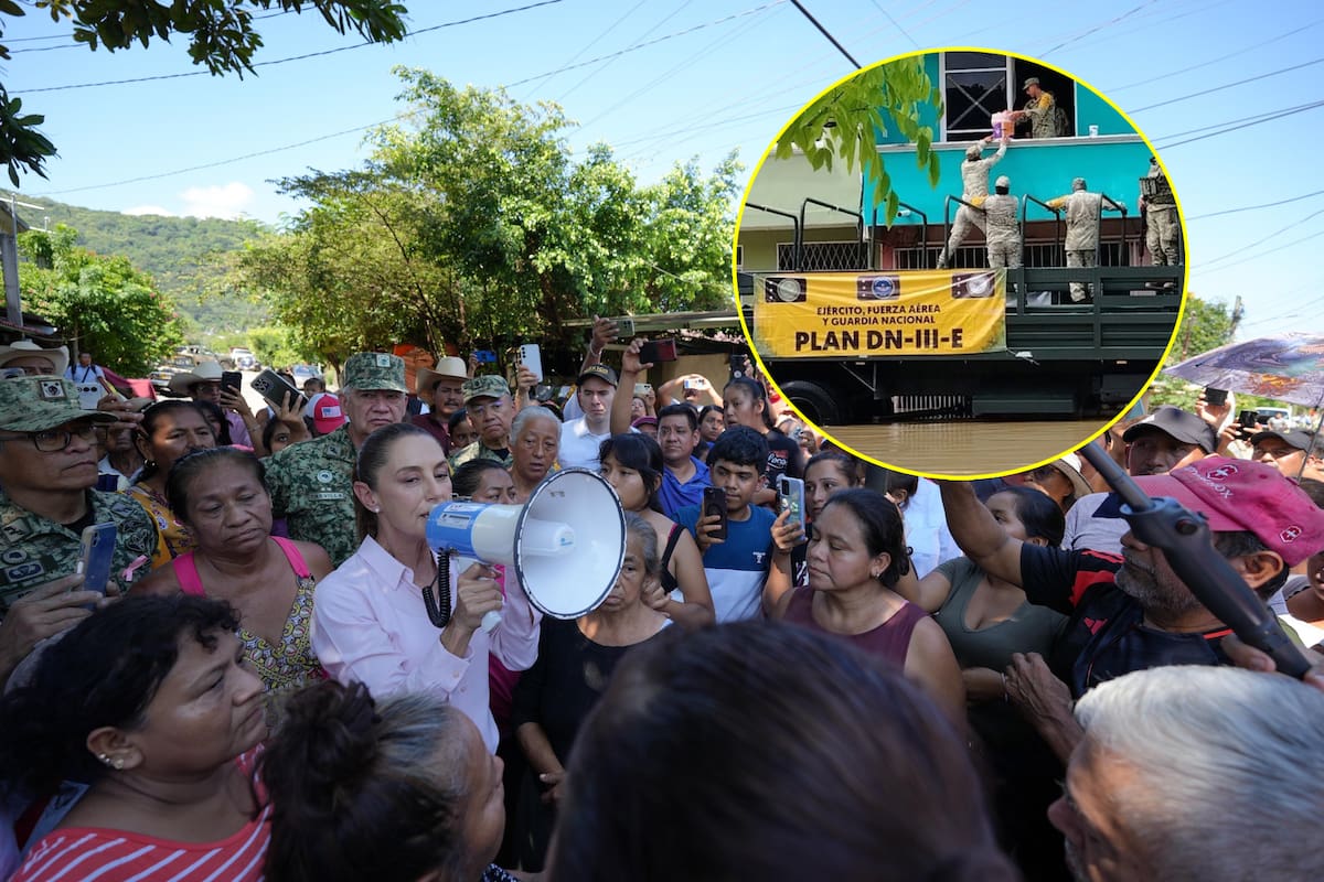 Claudia Sheinbaum supervisa apoyos a afectados por lluvias: “¡No están solos, atención permanente y cercana!”