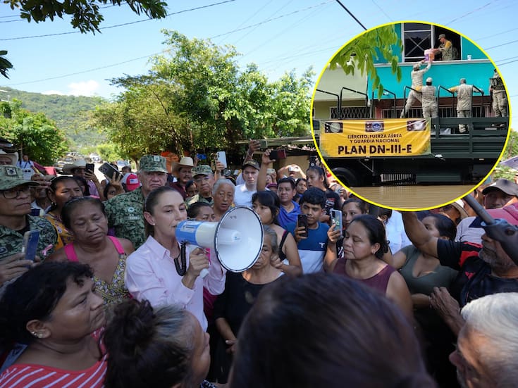 Claudia Sheinbaum supervisa apoyos a afectados por lluvias: “¡No están solos, atención permanente y cercana!”