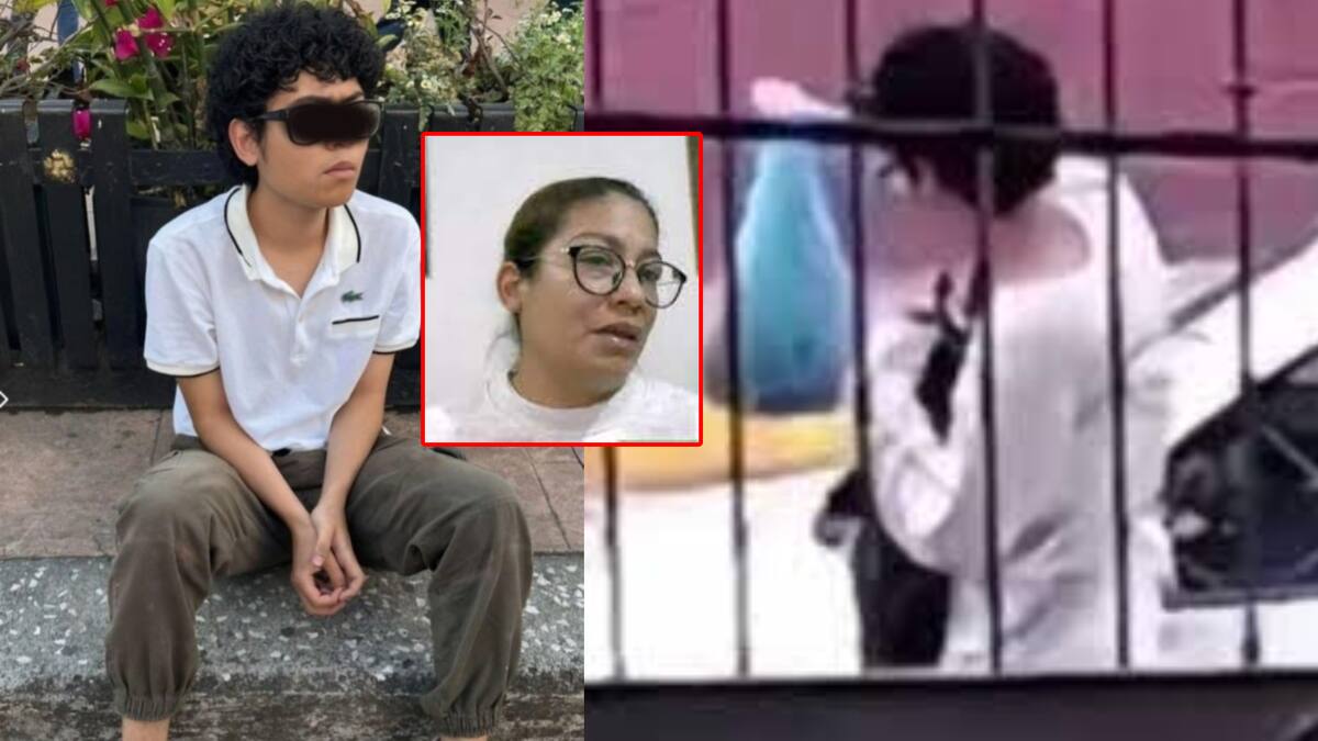 Lucio, joven de 18 años, fue captado abandonando a un bebé en una bolsa; su madre Dulha buscará la custodia del pequeño rescatado por personal del Issste.