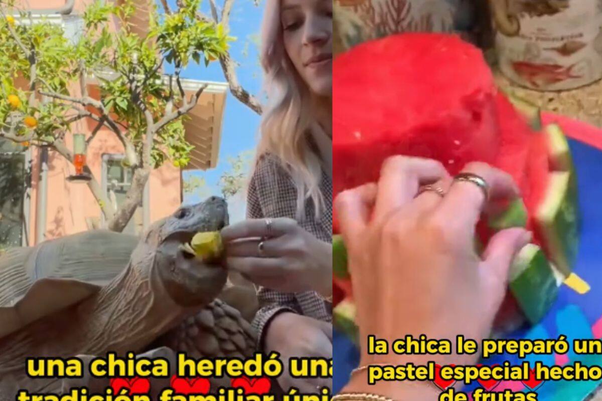 Mujer hereda una tradición familiar: cuidar a la tortuga que tiene más de 150 años de edad