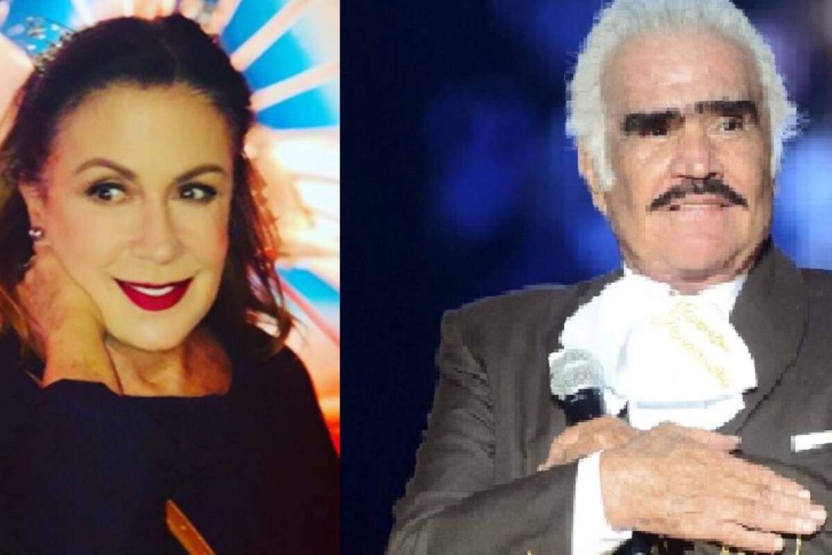 Laura Zapata defiende a Vicente Fernández
