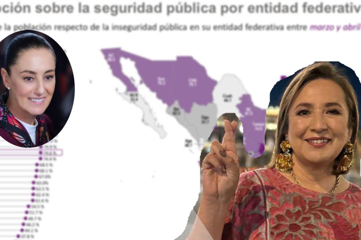 Gálvez pide a Sheinbaum que “no le vea la cara a los mexicanos” con “otro datos” sobre Seguridad