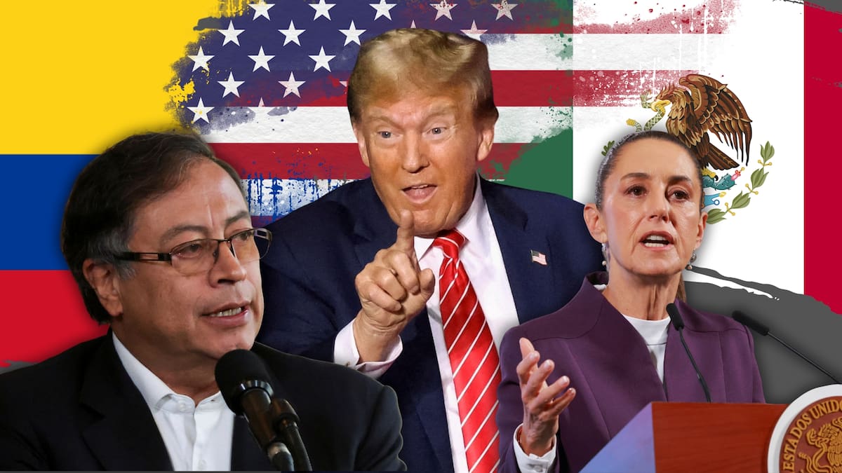 Trump abre la puerta a operaciones antidrogas en México y Colombia mientras crece la tensión con Venezuela