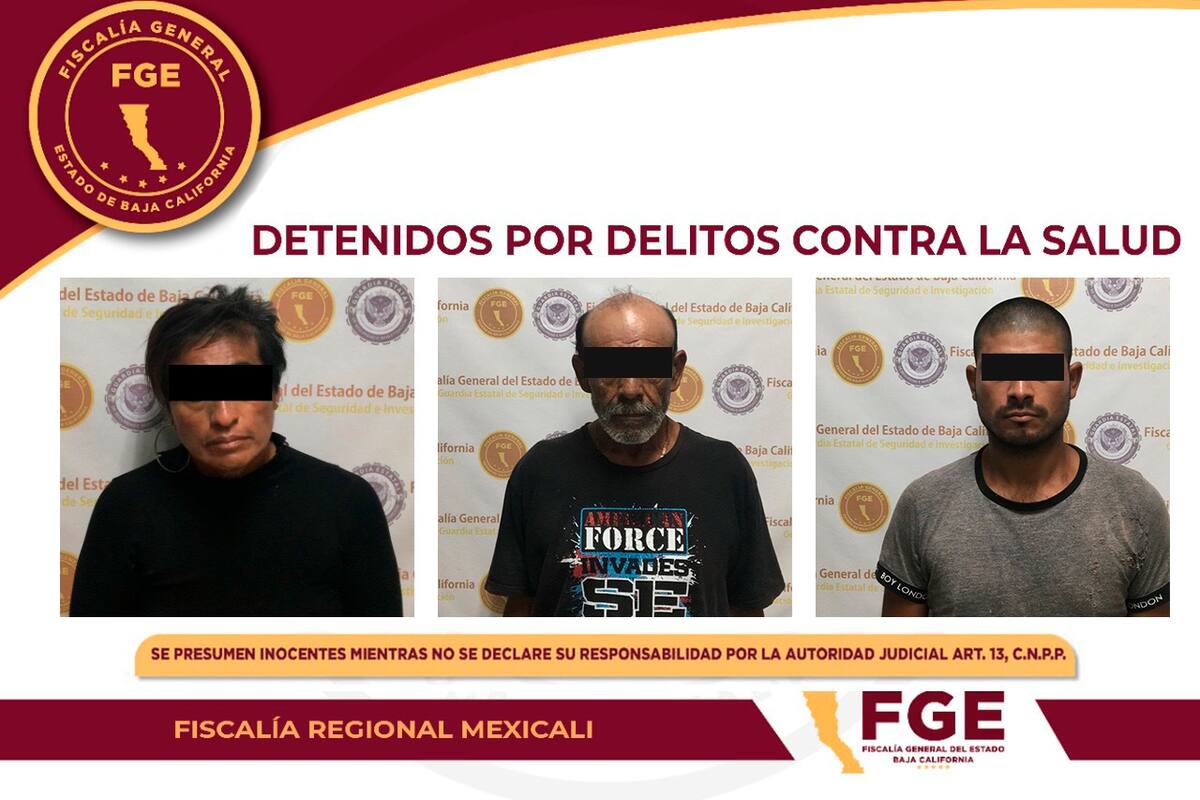 Decomisan droga y arrestan a tres en cateos en San Felipe