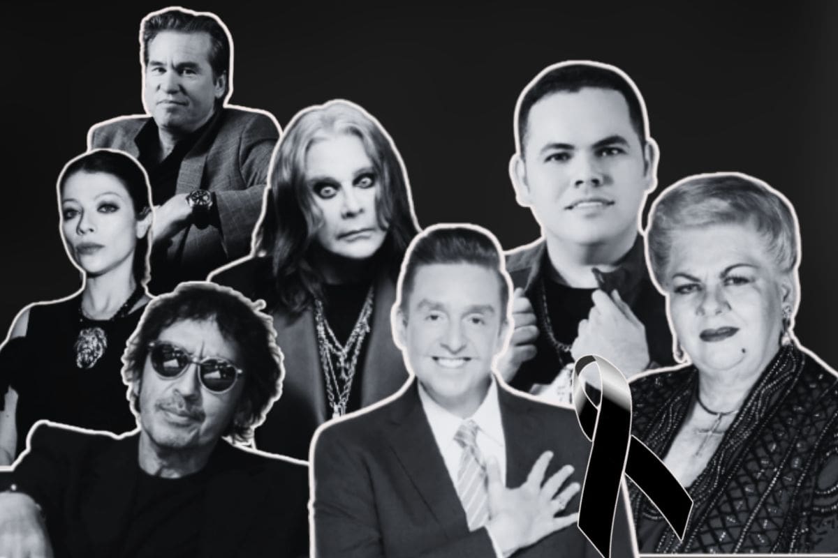Lista completa de artistas que han muerto este 2025 en México y el mundo