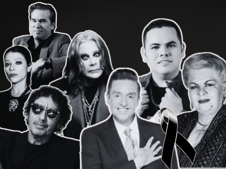 Lista completa de artistas que han muerto este 2025 en México y el mundo