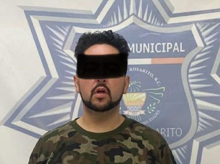 Detienen a presunto extorsionador en zona centro de Rosarito