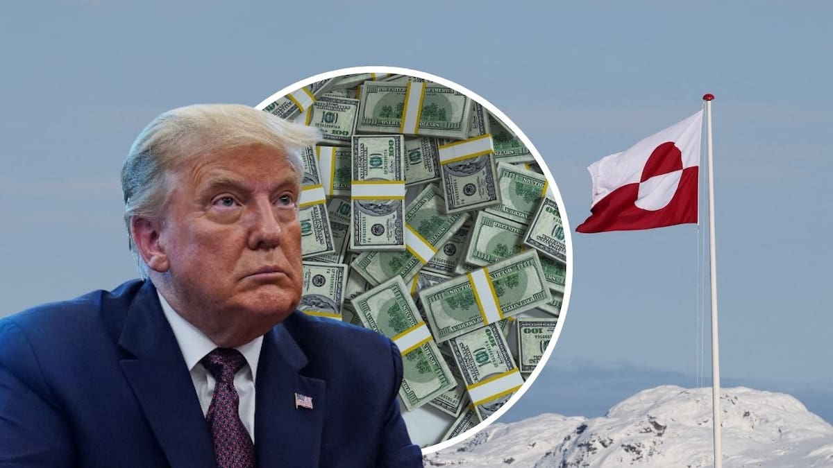 Trump necesitaría hasta 700 mil mdd para adquirir Groenlandia, superando la mitad del presupuesto anual del Departamento de Defensa de EEUU, según reportes de NBC News