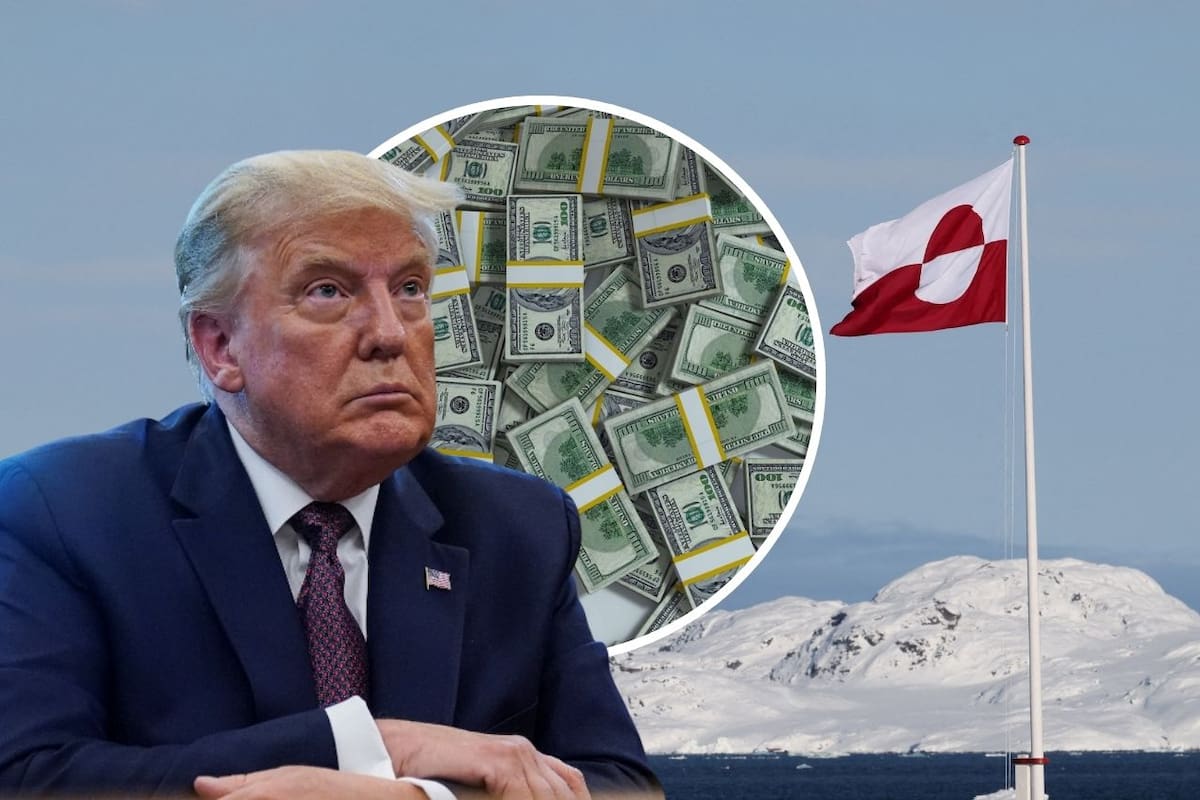 Trump necesitaría hasta 700 mil mdd para adquirir Groenlandia, superando la mitad del presupuesto anual del Departamento de Defensa de EEUU, según reportes de NBC News