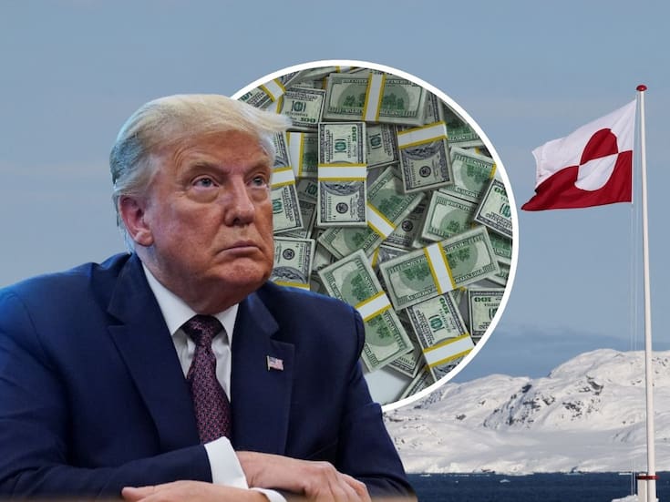 Trump necesitaría hasta 700 mil mdd para adquirir Groenlandia, superando la mitad del presupuesto anual del Departamento de Defensa de EEUU, según reportes de NBC News