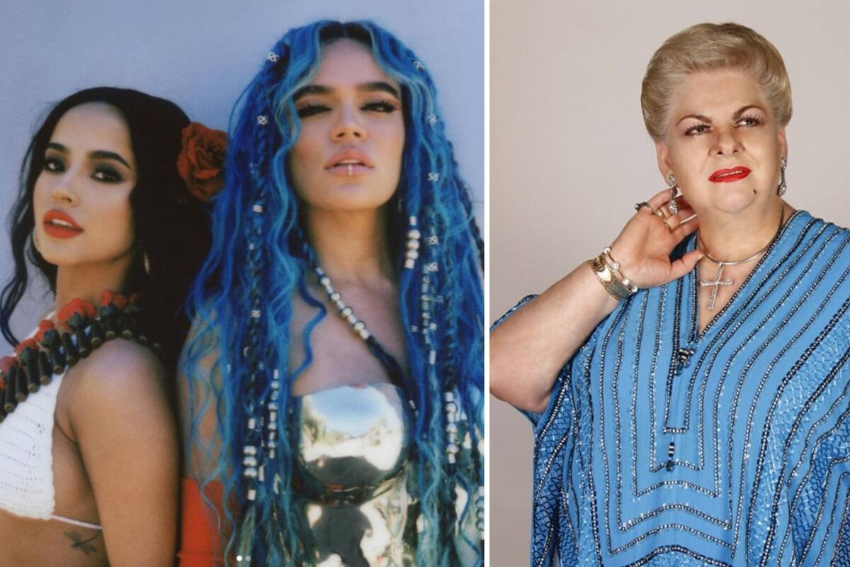 Becky G y Karol G hacen homenaje a Paquita la del Barrio en su nueva canción