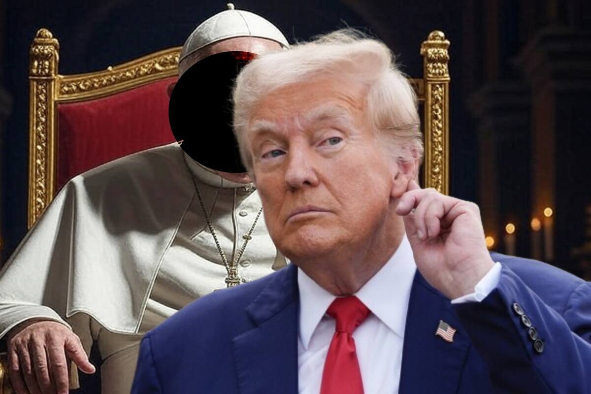 Trump sí se imagina como papa, comparte foto de cómo se vería de Sumo Pontífice y elige a su favorito en el cónclave