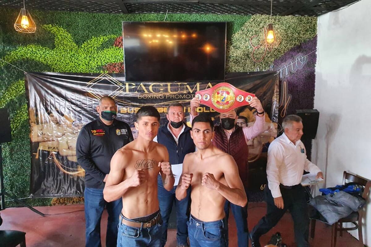 Miguel Espinoza y Alexander Rico listos para pelea