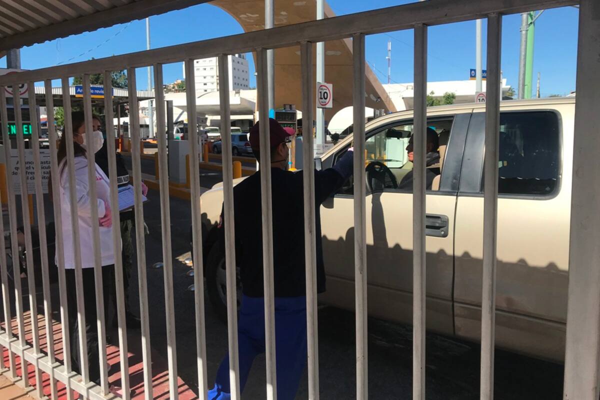 Se activan filtros en cruces fronterizos de EU a Sonora por motivos no esenciales