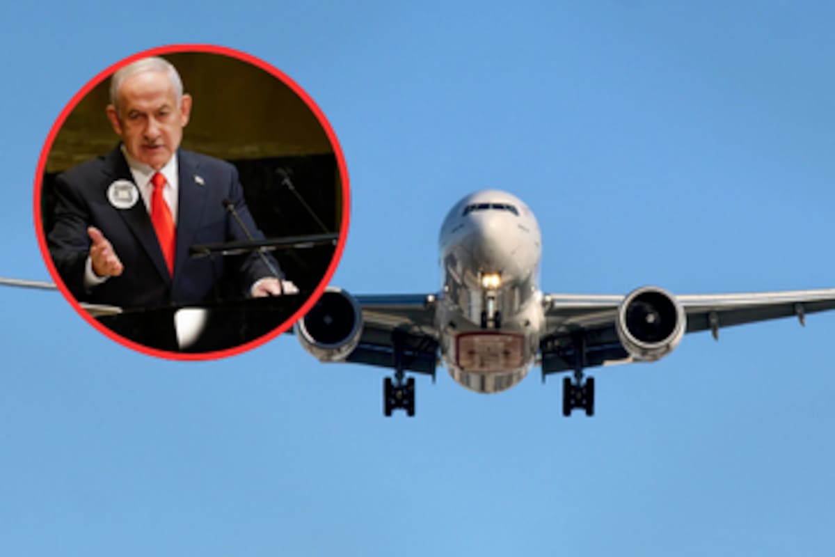 Netanyahu toma una ruta de vuelo inusual hacia Estados Unidos esquivando Europa ante temor de arresto