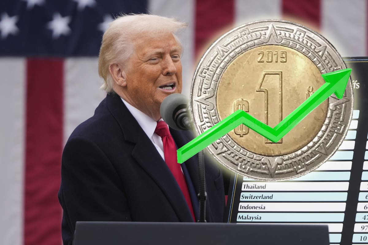 Peso mexicano sube luego de que México no apareciera en la lista de aranceles de Donald Trump
