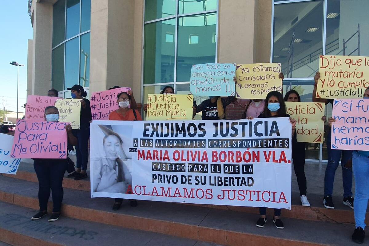 Exigen justicia para María Olivia Borbón Valenzuela, quien fue privada de su libertad