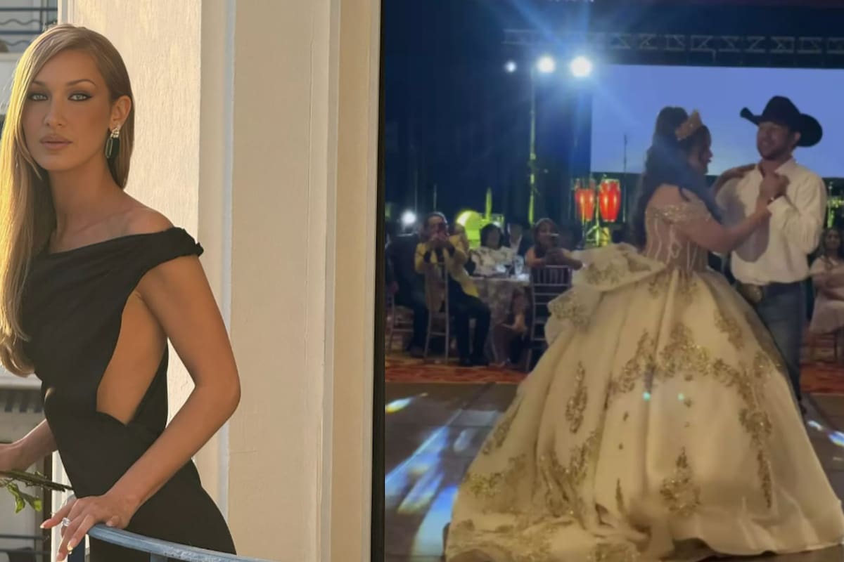 Bella Hadid sorprende como madrina en XV años y enamora a sus fans mexicanos