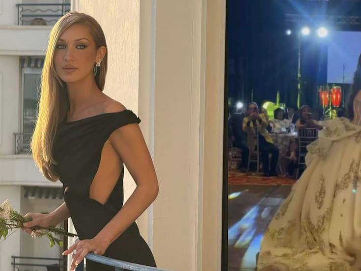 Bella Hadid sorprende como madrina en XV años y enamora a sus fans mexicanos