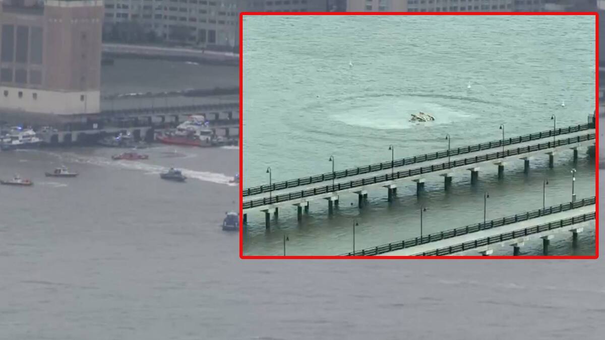 El Departamento de Bomberos de Nueva York (FDNY) confirmó que respondió al llamado de emergencia y se encuentra en el lugar trabajando en las labores de asistencia.  Foto: Capture.