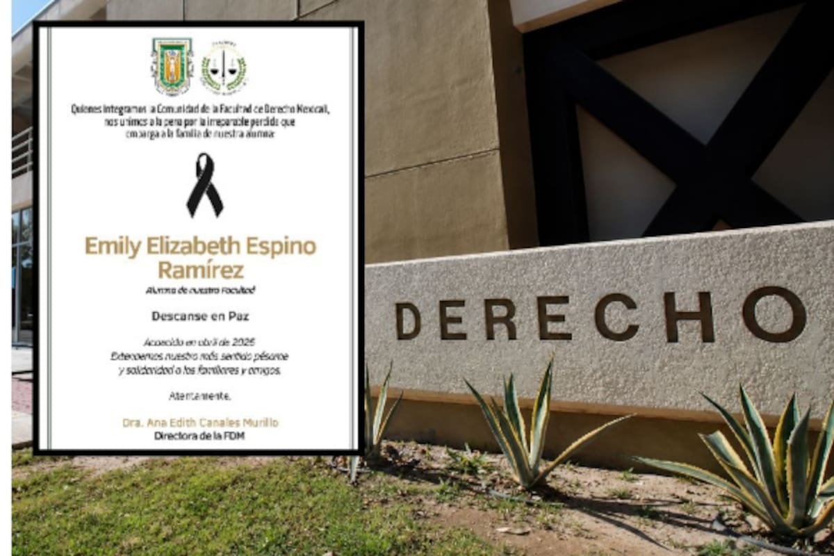 Fallece alumna de la Facultad de Derecho tras desvanecerse en salón de clase