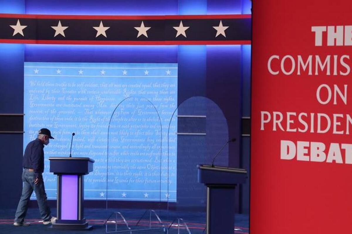 Inicia Debate Final entre Trump y Biden con micrófonos cerrados
