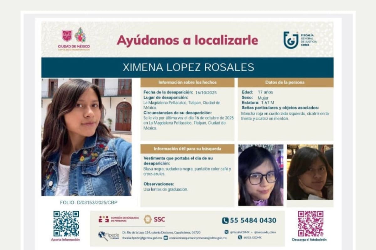 Bloquean avenidas en Tlalpan por desaparición de Ximena López; exigen acción a fiscalía CDMX