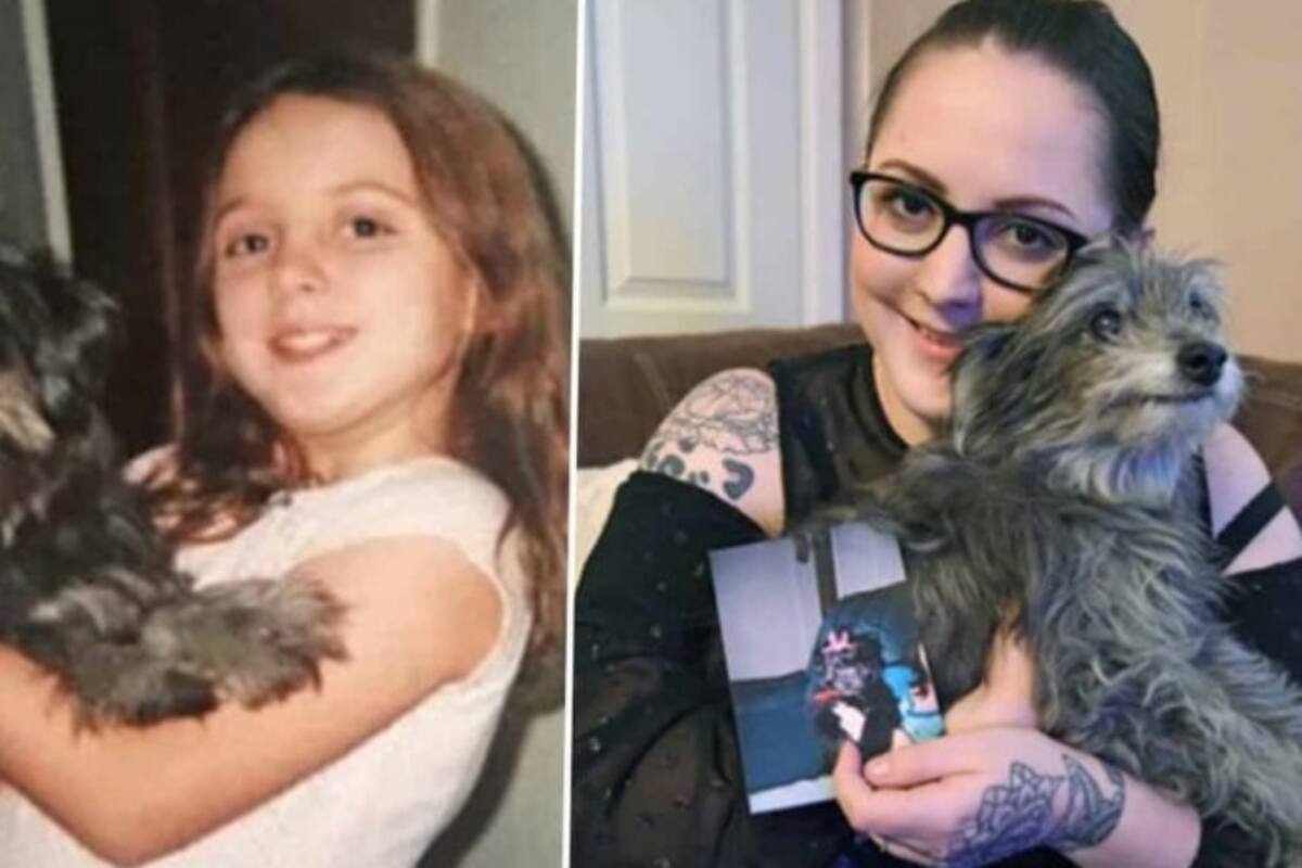 Adopta un perrito y descubre que es la mascota que perdió cuando era niña