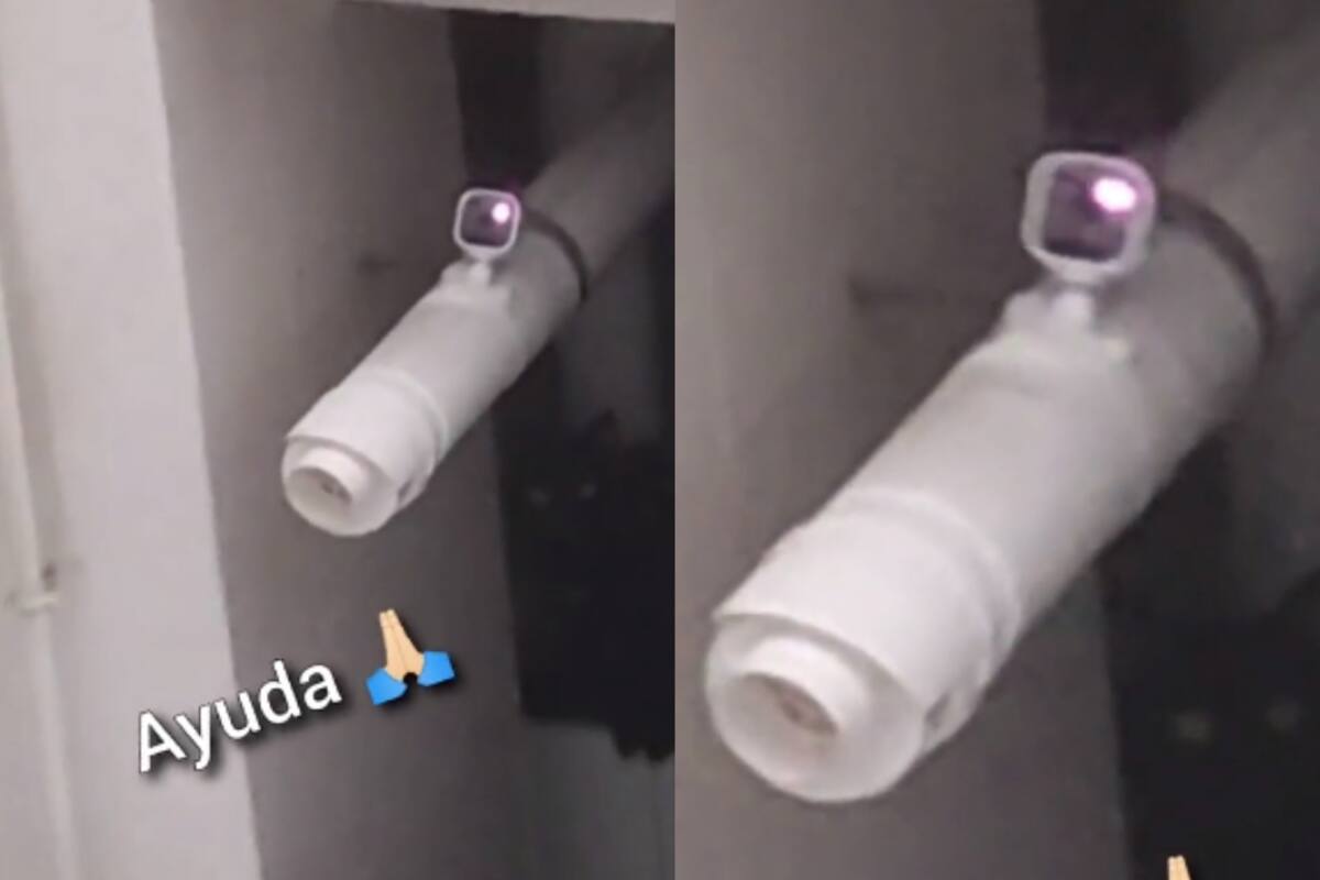 VIRAL: mujer denuncia en TikTok que sus vecinos la espían con una cámara de seguridad