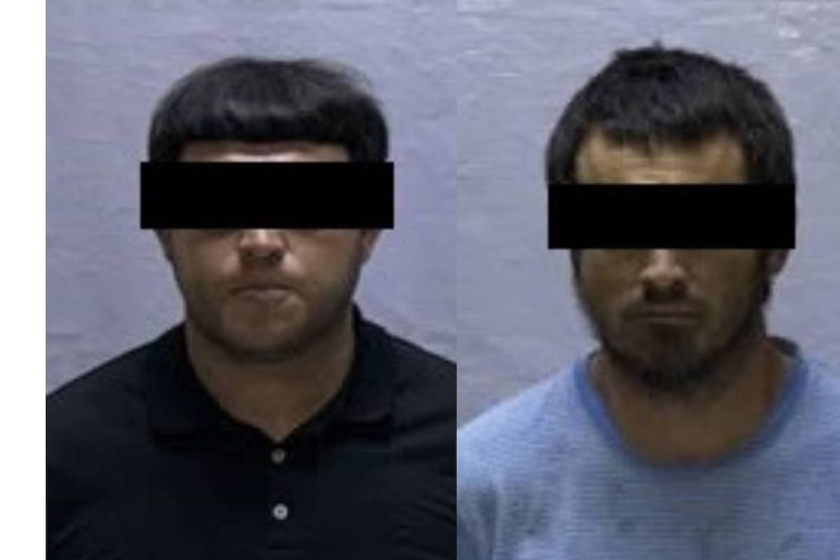 Detienen a dos hombres con un arma calibre 9 milímetros en San Luis Río Colorado