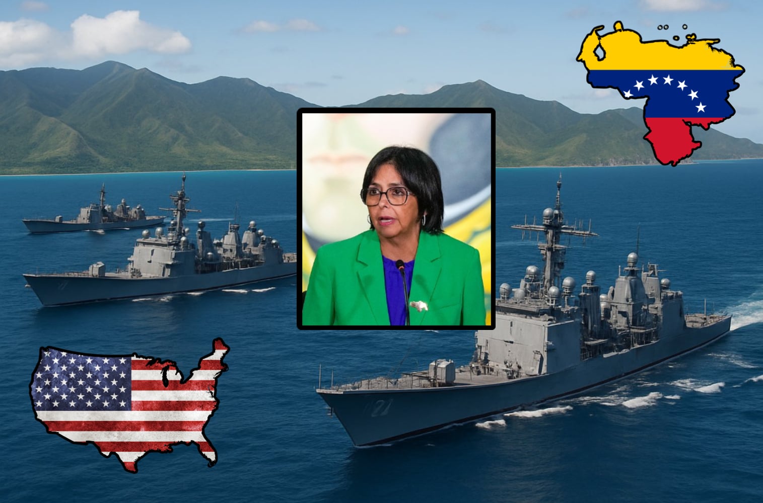 Delcy Rodríguez, vicepresidenta de Venezuela, advirtió: “Les va a ir peor si se atreven a la agresión... Seremos su calamidad, seremos su pesadilla fotos: X