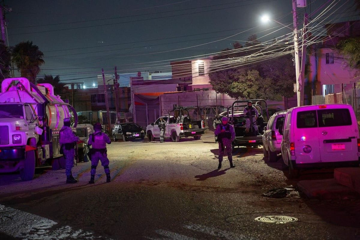La víctima logró correr para pedir ayuda tras la agresión. En la escena fueron localizados ocho casquillos y, hasta el momento, no hay detenidos. Foto: Border Zoom.
