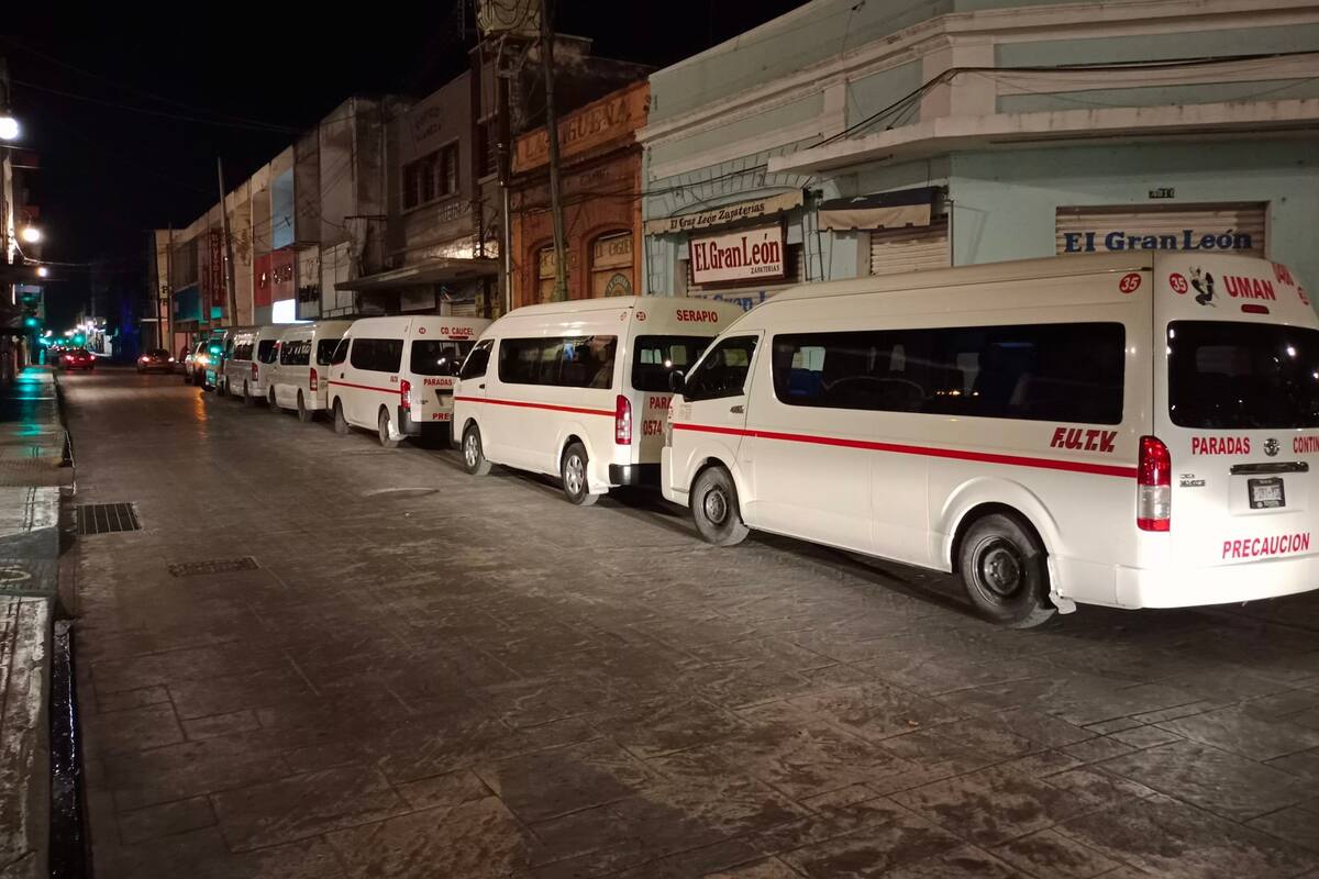 Próximamente trasporte nocturno en Mérida