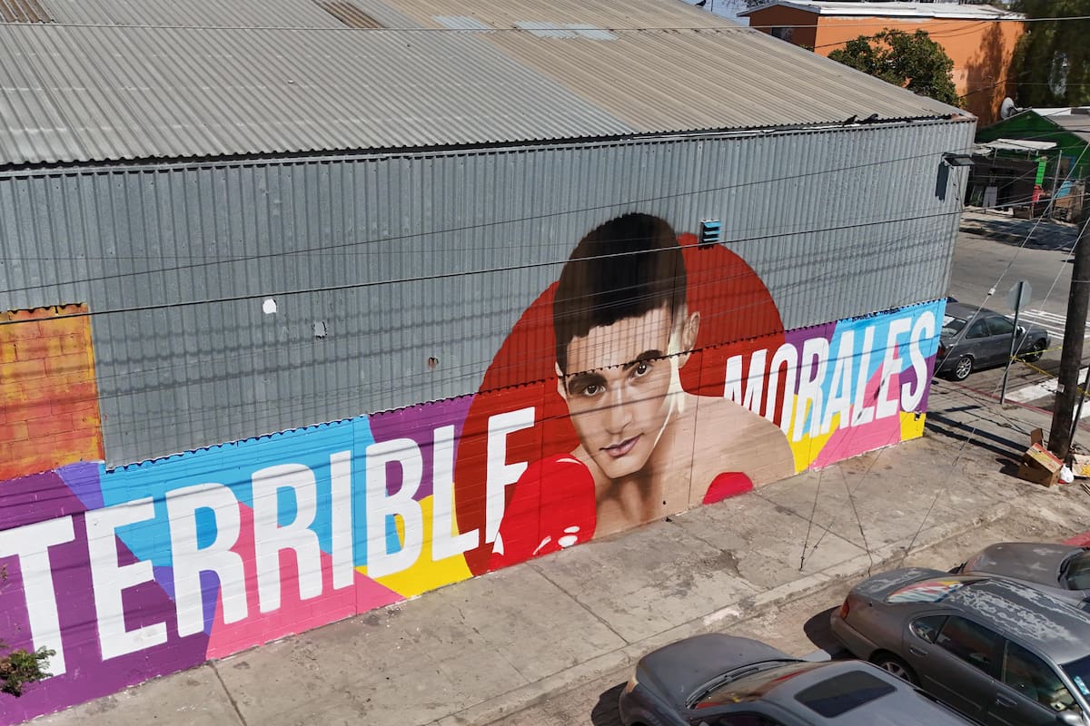 Develan mural en honor a Erik ‘Terrible’ Morales en la Zona Norte de Tijuana