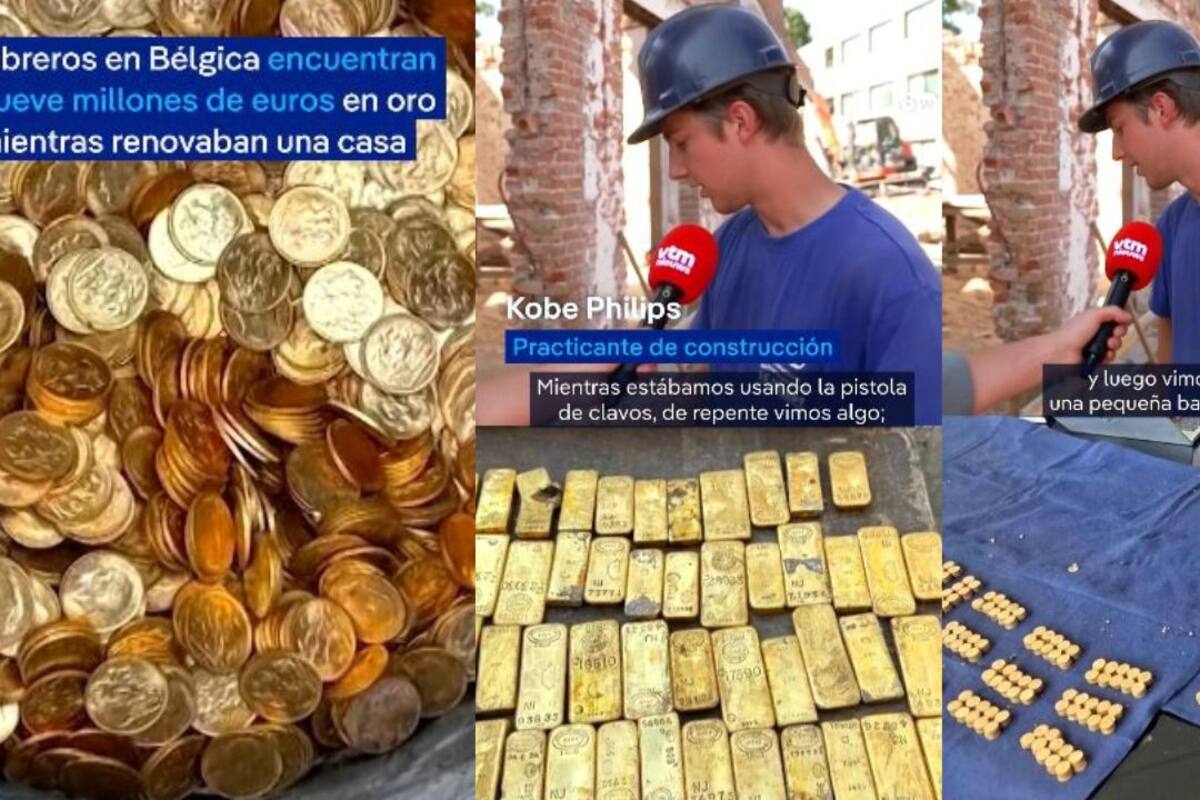 Lo que comenzó como una excavación para instalar tuberías terminó con el descubrimiento de un tesoro millonario en oro que permanece bajo custodia mientras se investiga su origen
